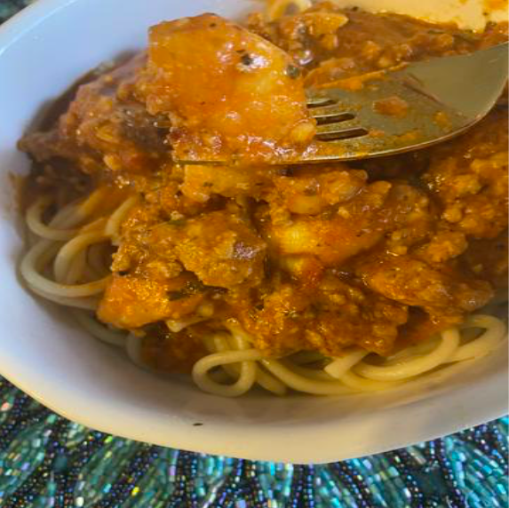 Vida’s Shrimp Spaghetti