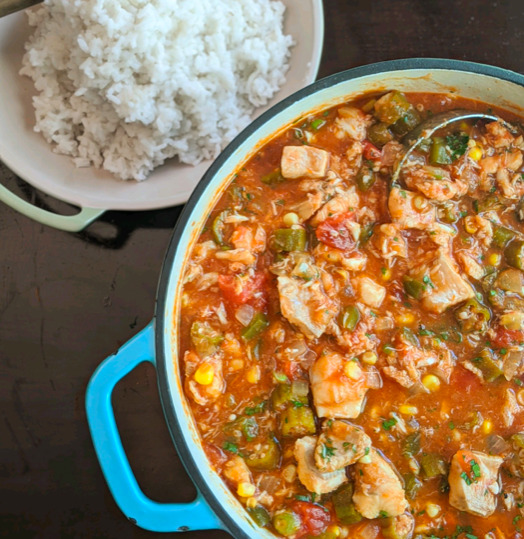 Catfish and Crab Stew