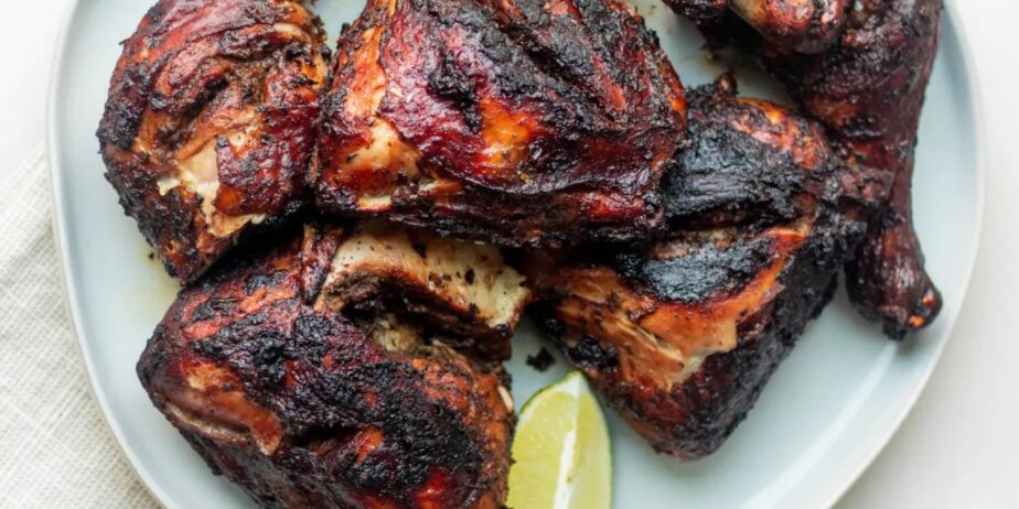 Baked Jerk Chicken w/Homemade Jerk Sauce