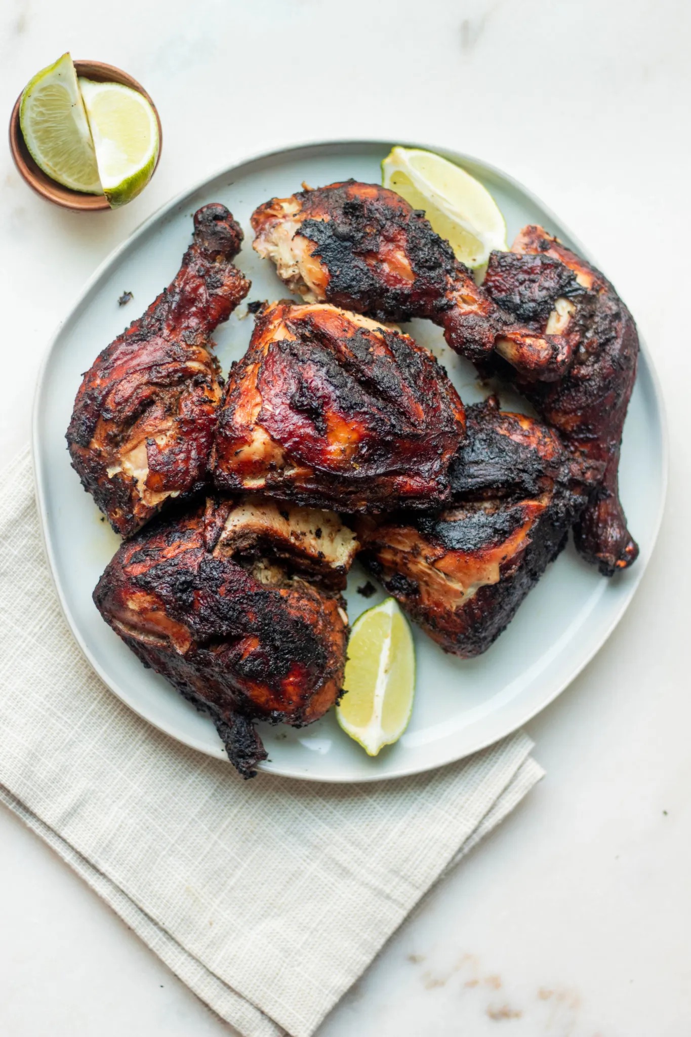 Baked Jerk Chicken w/Homemade Jerk Sauce