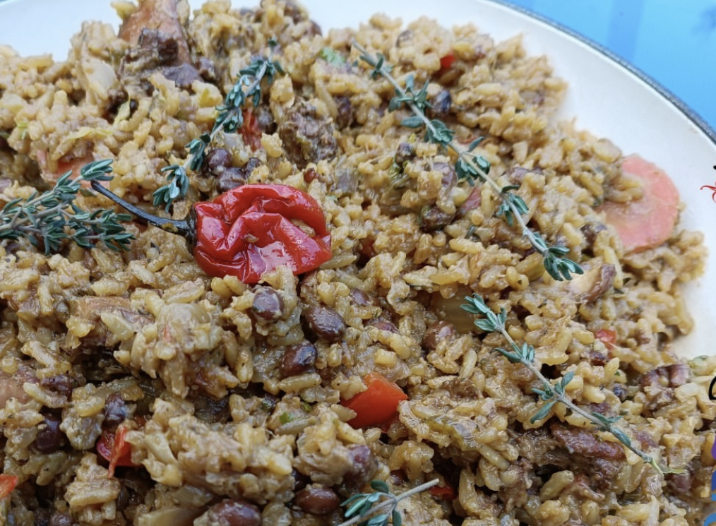 Trinidadian Chicken Pelau